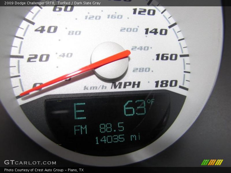 TorRed / Dark Slate Gray 2009 Dodge Challenger SRT8