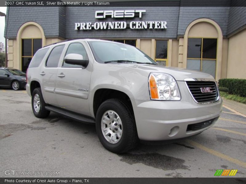Silver Birch Metallic / Light Titanium 2007 GMC Yukon SLE