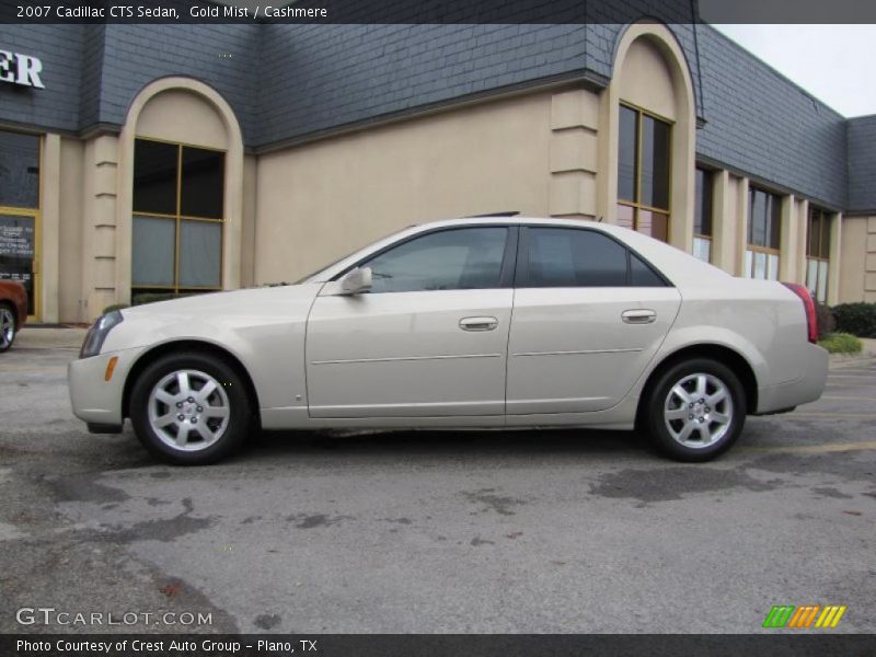 Gold Mist / Cashmere 2007 Cadillac CTS Sedan