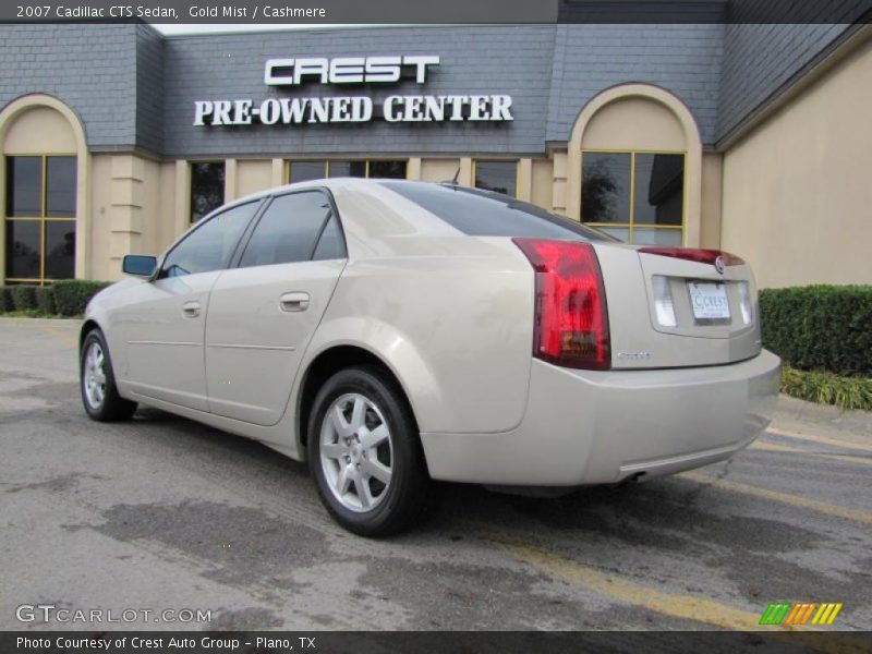 Gold Mist / Cashmere 2007 Cadillac CTS Sedan