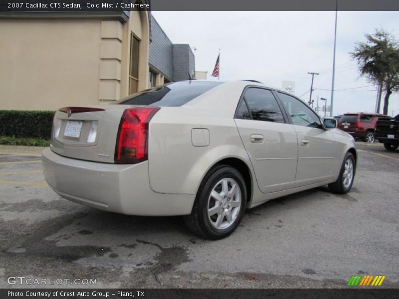 Gold Mist / Cashmere 2007 Cadillac CTS Sedan