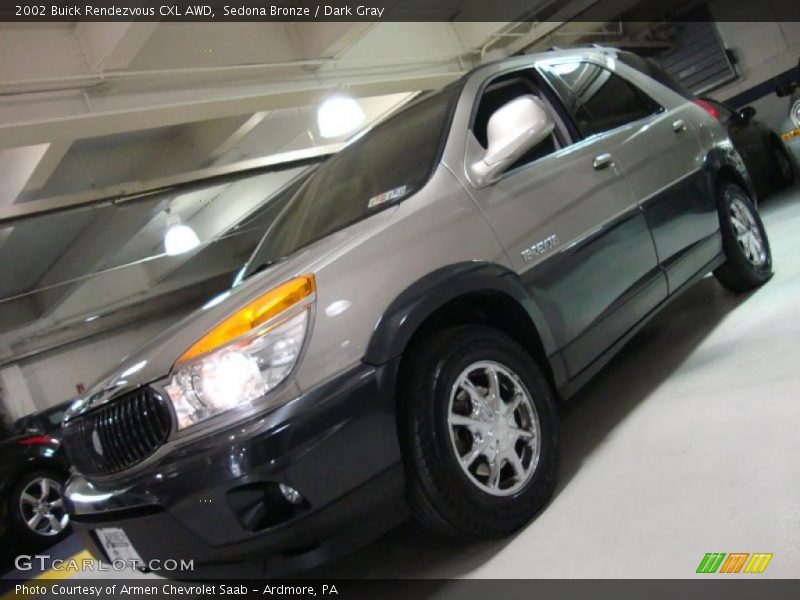 Sedona Bronze / Dark Gray 2002 Buick Rendezvous CXL AWD