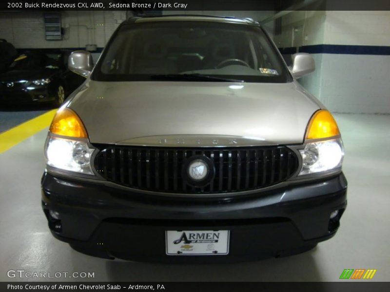 Sedona Bronze / Dark Gray 2002 Buick Rendezvous CXL AWD