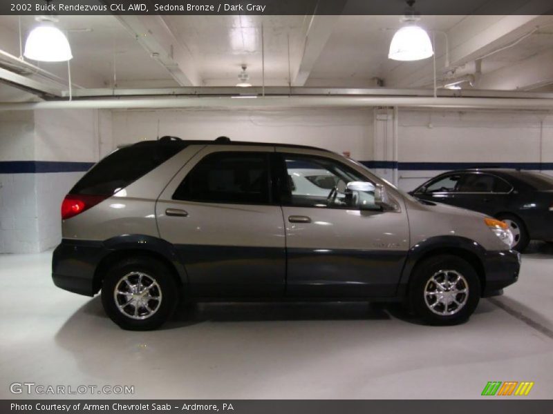 Sedona Bronze / Dark Gray 2002 Buick Rendezvous CXL AWD