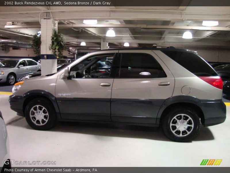 Sedona Bronze / Dark Gray 2002 Buick Rendezvous CXL AWD