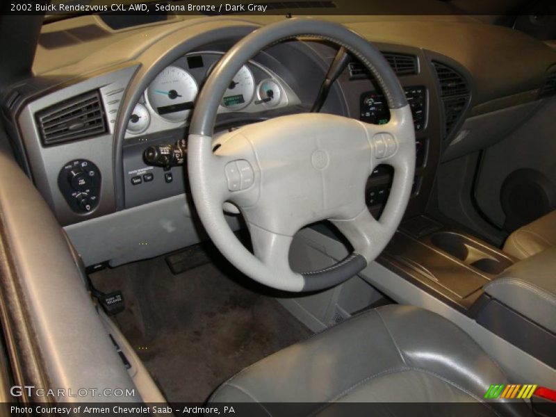 Sedona Bronze / Dark Gray 2002 Buick Rendezvous CXL AWD