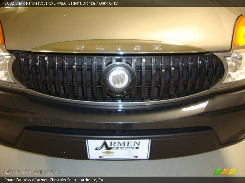 Sedona Bronze / Dark Gray 2002 Buick Rendezvous CXL AWD