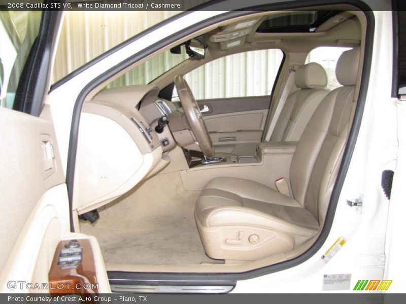 White Diamond Tricoat / Cashmere 2008 Cadillac STS V6