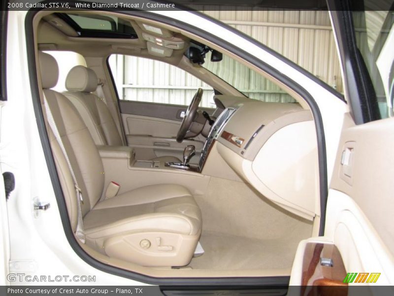 White Diamond Tricoat / Cashmere 2008 Cadillac STS V6
