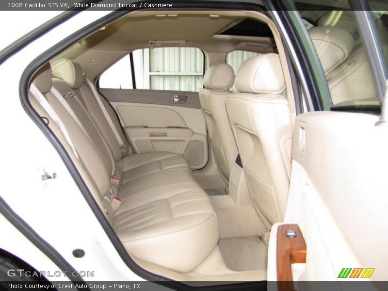 White Diamond Tricoat / Cashmere 2008 Cadillac STS V6