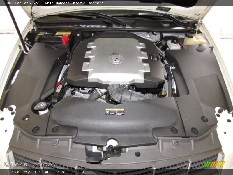 White Diamond Tricoat / Cashmere 2008 Cadillac STS V6