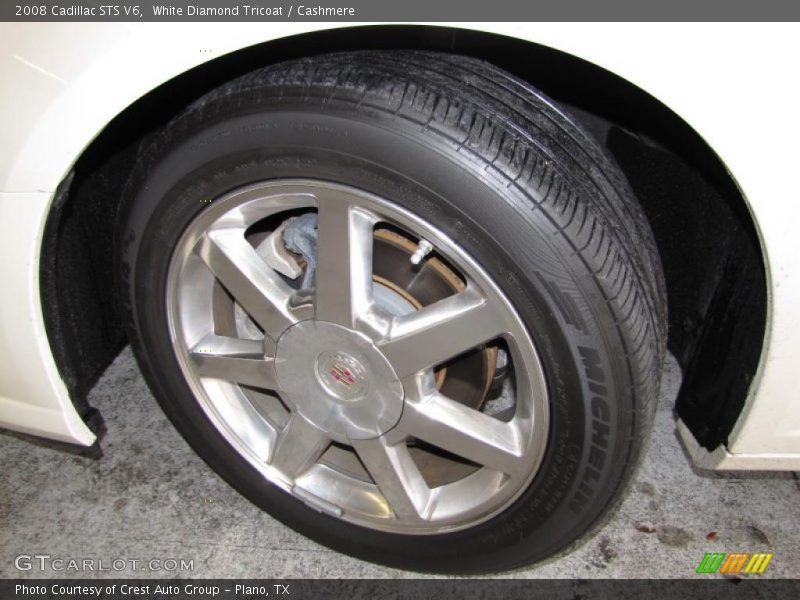 White Diamond Tricoat / Cashmere 2008 Cadillac STS V6