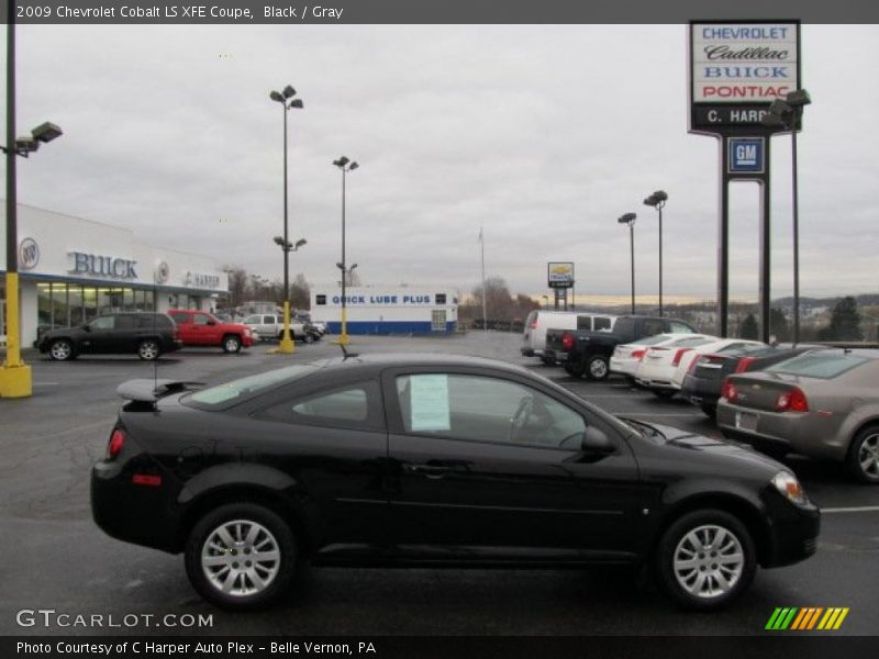 Black / Gray 2009 Chevrolet Cobalt LS XFE Coupe