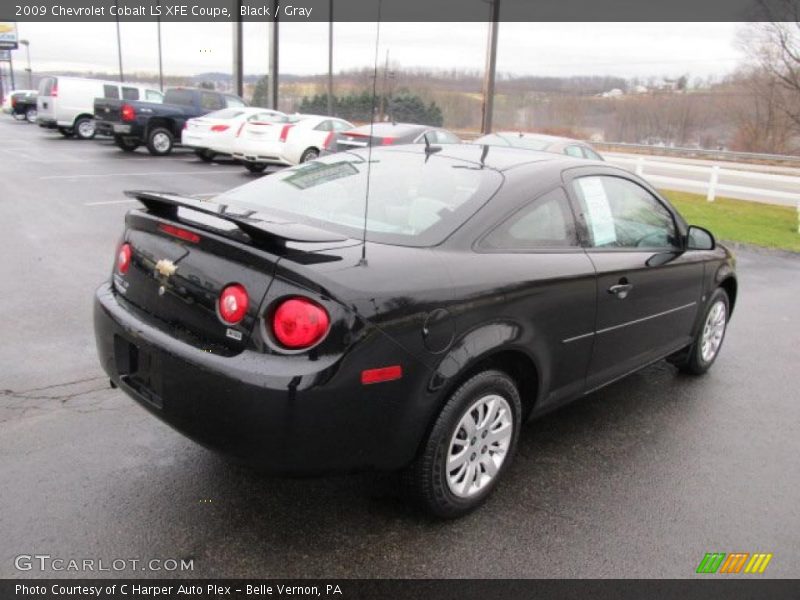 Black / Gray 2009 Chevrolet Cobalt LS XFE Coupe