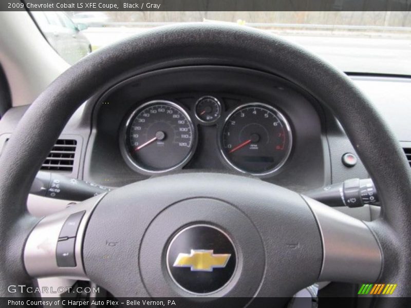 Black / Gray 2009 Chevrolet Cobalt LS XFE Coupe