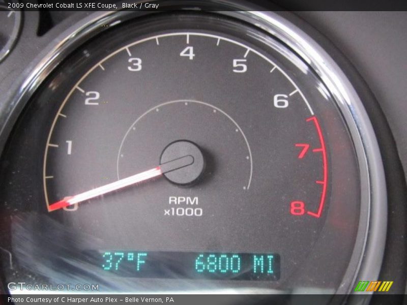 Black / Gray 2009 Chevrolet Cobalt LS XFE Coupe