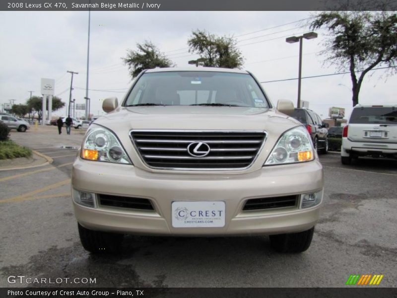 Savannah Beige Metallic / Ivory 2008 Lexus GX 470
