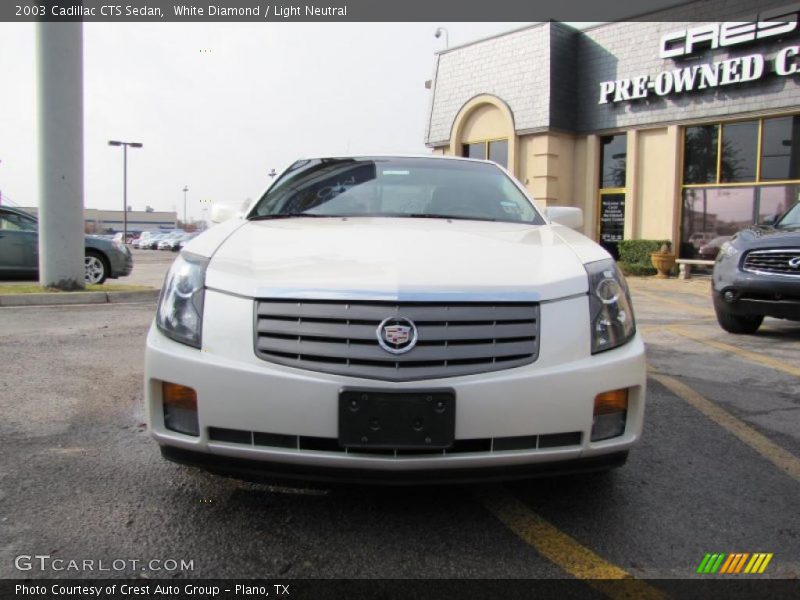 White Diamond / Light Neutral 2003 Cadillac CTS Sedan