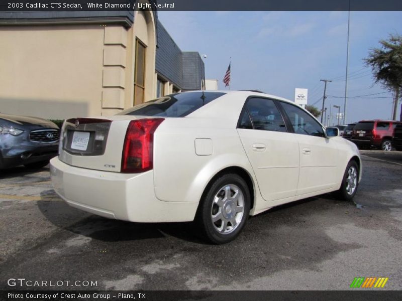 White Diamond / Light Neutral 2003 Cadillac CTS Sedan