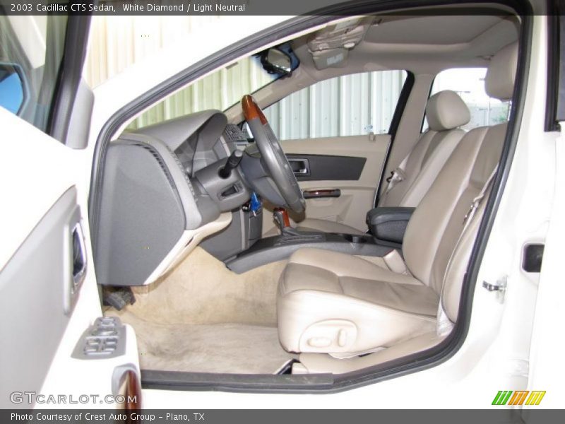 White Diamond / Light Neutral 2003 Cadillac CTS Sedan