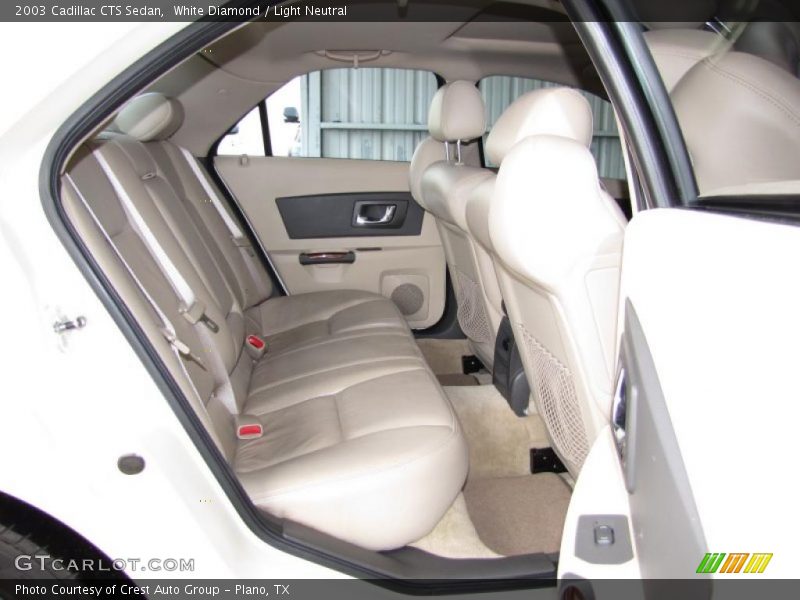 White Diamond / Light Neutral 2003 Cadillac CTS Sedan
