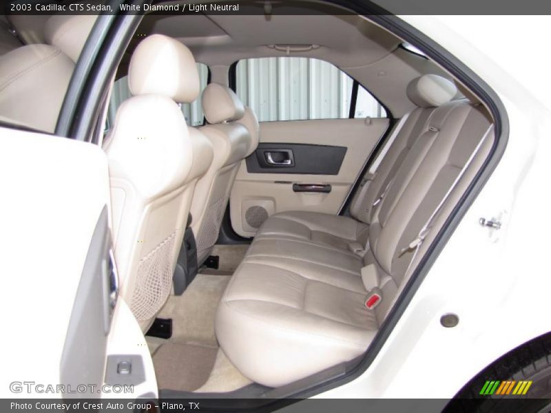 White Diamond / Light Neutral 2003 Cadillac CTS Sedan
