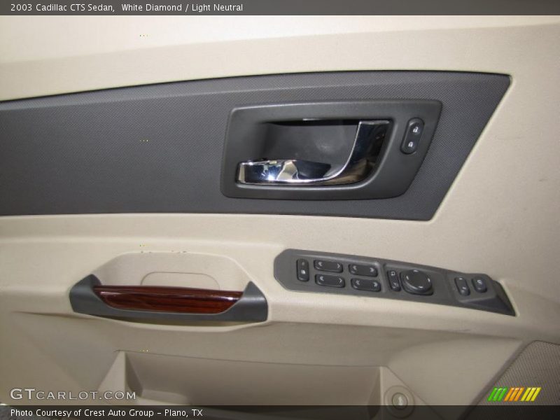 White Diamond / Light Neutral 2003 Cadillac CTS Sedan