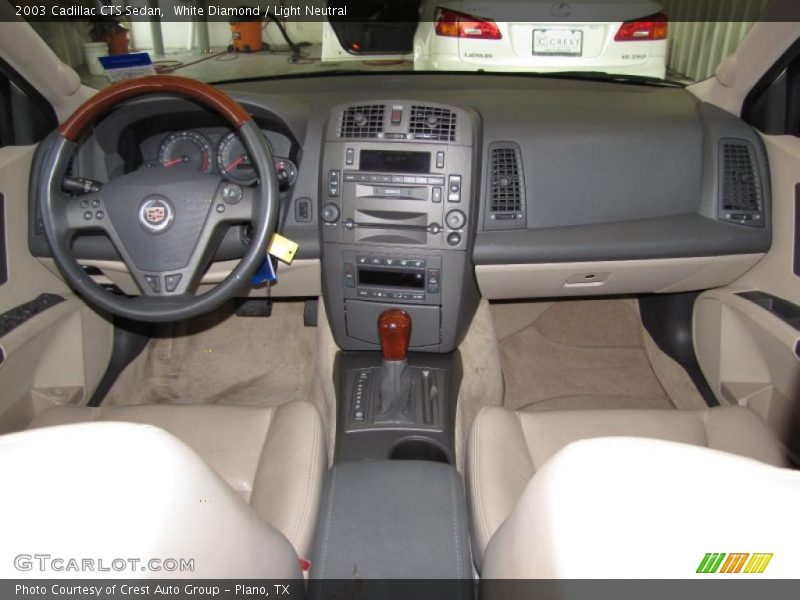 White Diamond / Light Neutral 2003 Cadillac CTS Sedan