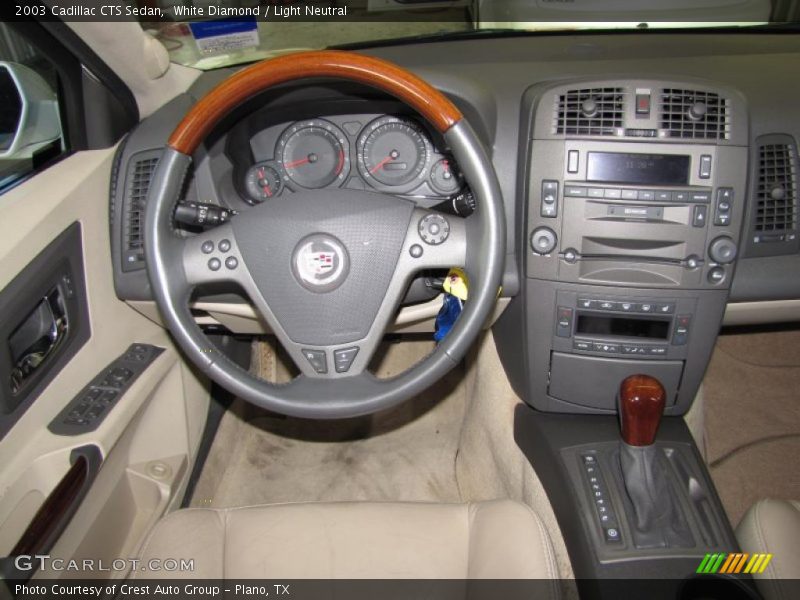 White Diamond / Light Neutral 2003 Cadillac CTS Sedan