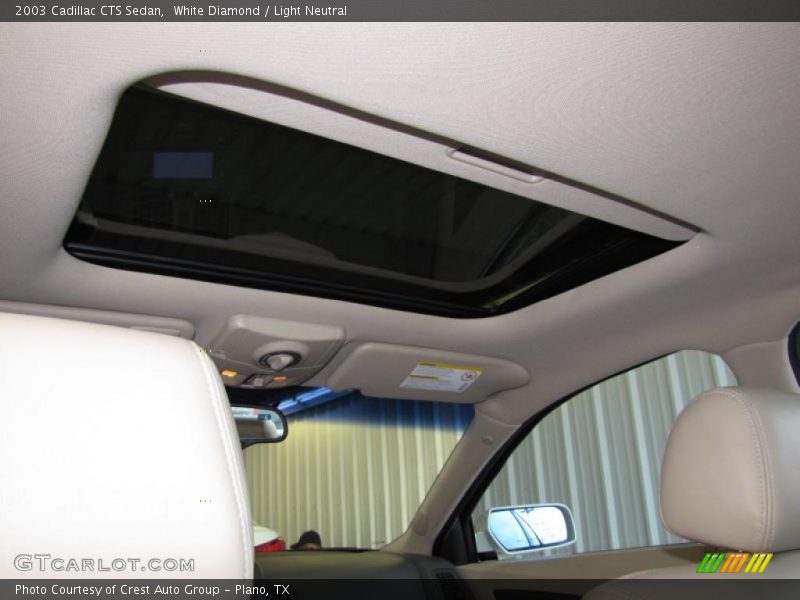 White Diamond / Light Neutral 2003 Cadillac CTS Sedan