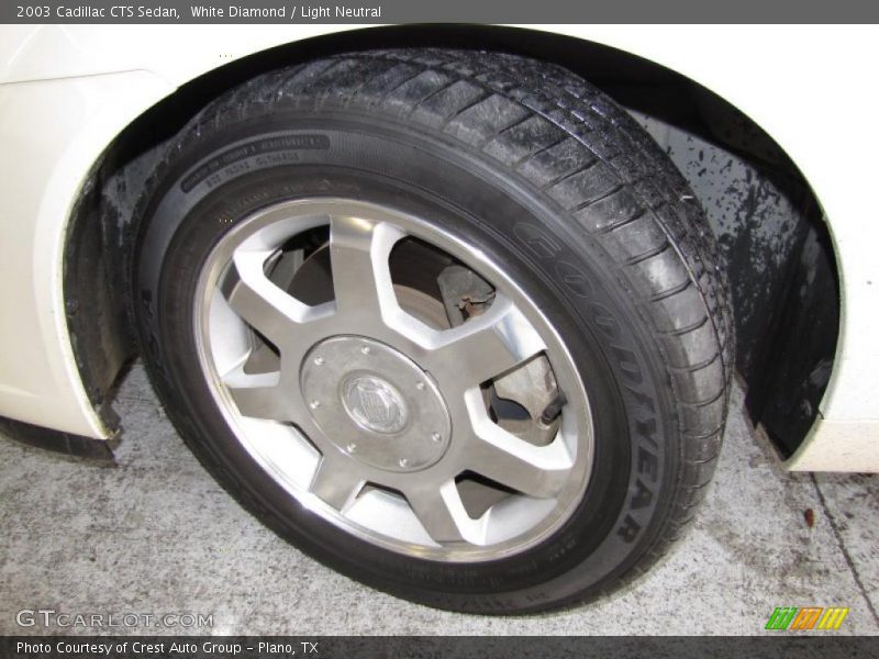 White Diamond / Light Neutral 2003 Cadillac CTS Sedan