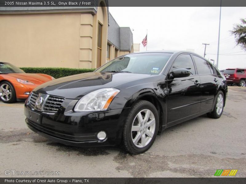 Onyx Black / Frost 2005 Nissan Maxima 3.5 SL