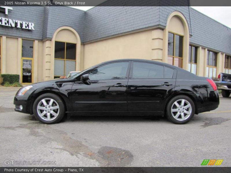 Onyx Black / Frost 2005 Nissan Maxima 3.5 SL