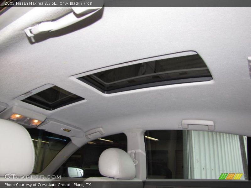 Onyx Black / Frost 2005 Nissan Maxima 3.5 SL