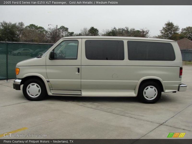 Gold Ash Metallic / Medium Pebble 2005 Ford E Series Van E150 XLT Passenger