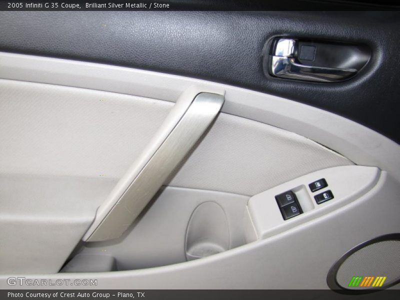 Brilliant Silver Metallic / Stone 2005 Infiniti G 35 Coupe