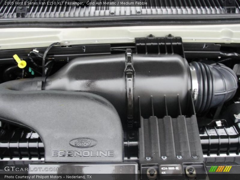 Gold Ash Metallic / Medium Pebble 2005 Ford E Series Van E150 XLT Passenger