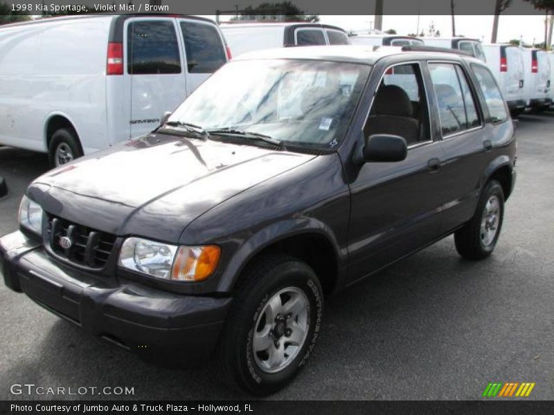 Violet Mist / Brown 1998 Kia Sportage