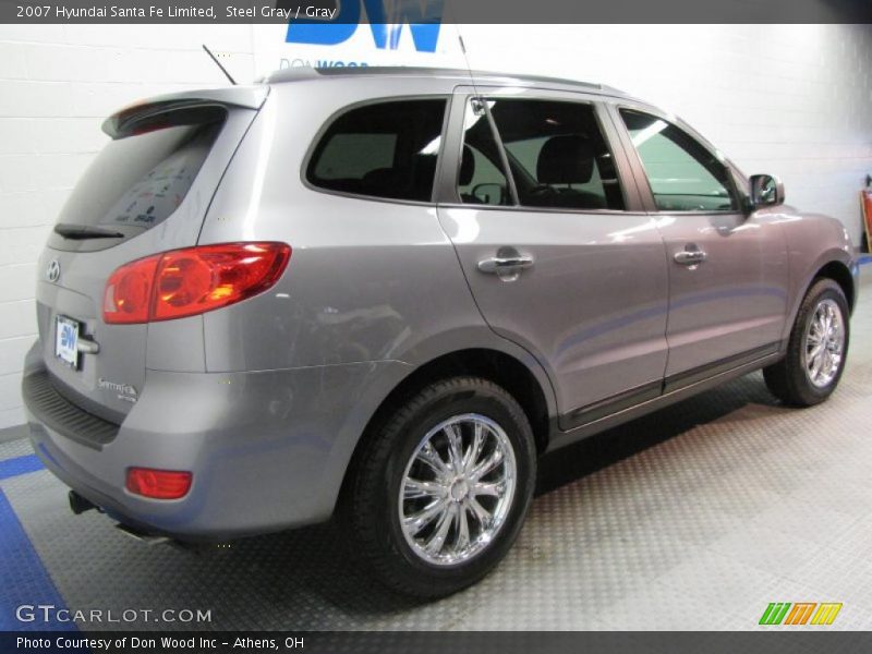 Steel Gray / Gray 2007 Hyundai Santa Fe Limited