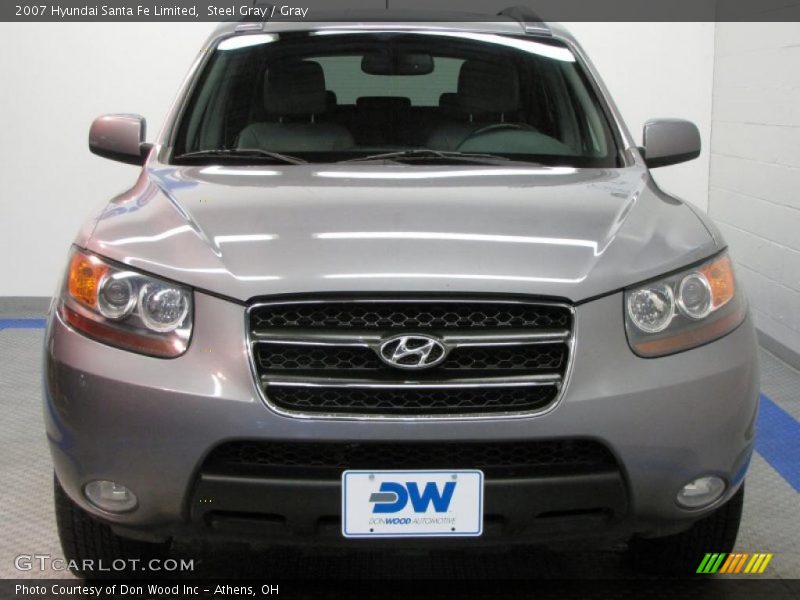 Steel Gray / Gray 2007 Hyundai Santa Fe Limited