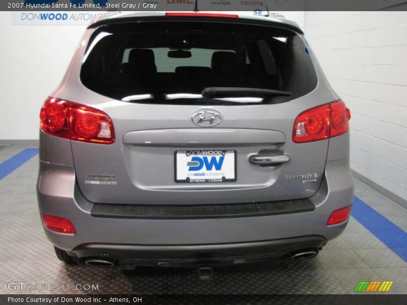 Steel Gray / Gray 2007 Hyundai Santa Fe Limited