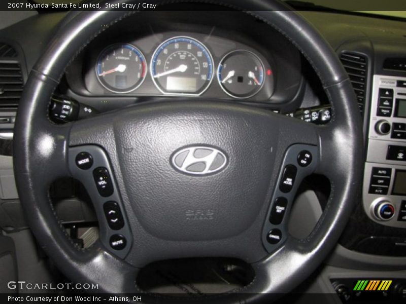 Steel Gray / Gray 2007 Hyundai Santa Fe Limited