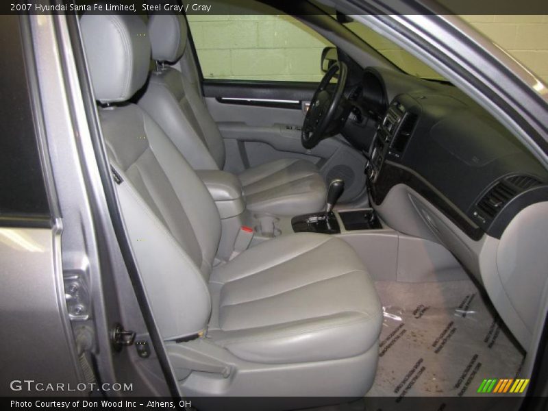 Steel Gray / Gray 2007 Hyundai Santa Fe Limited