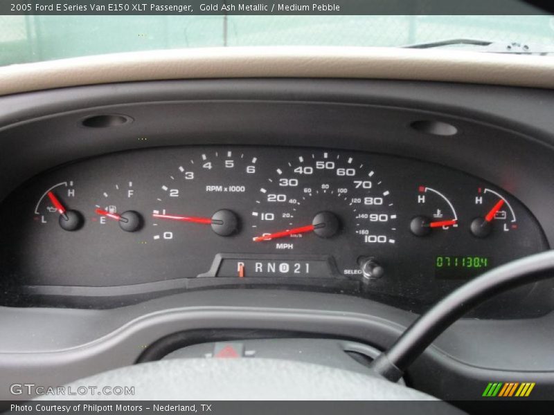  2005 E Series Van E150 XLT Passenger E150 XLT Passenger Gauges