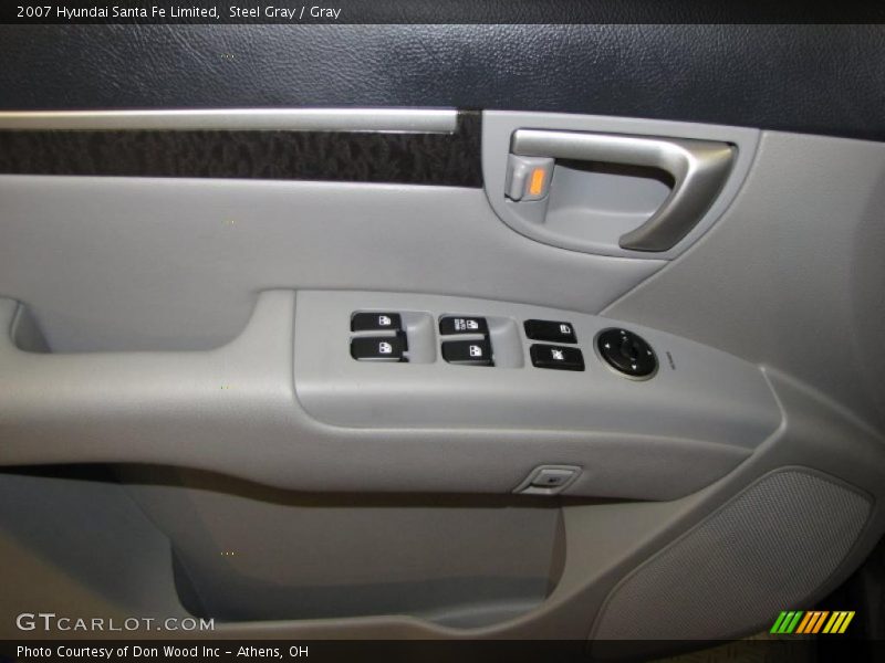 Steel Gray / Gray 2007 Hyundai Santa Fe Limited