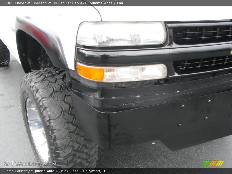 Summit White / Tan 2000 Chevrolet Silverado 2500 Regular Cab 4x4