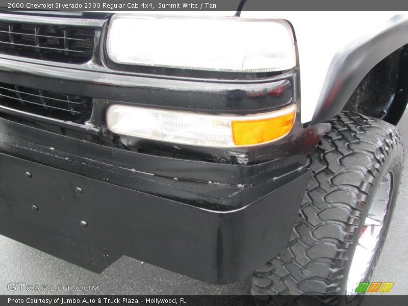 Summit White / Tan 2000 Chevrolet Silverado 2500 Regular Cab 4x4
