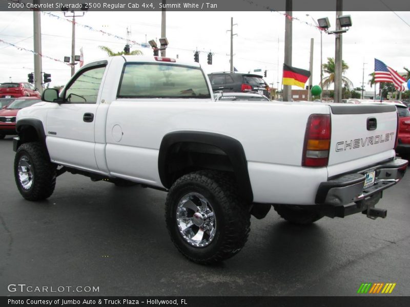 Summit White / Tan 2000 Chevrolet Silverado 2500 Regular Cab 4x4