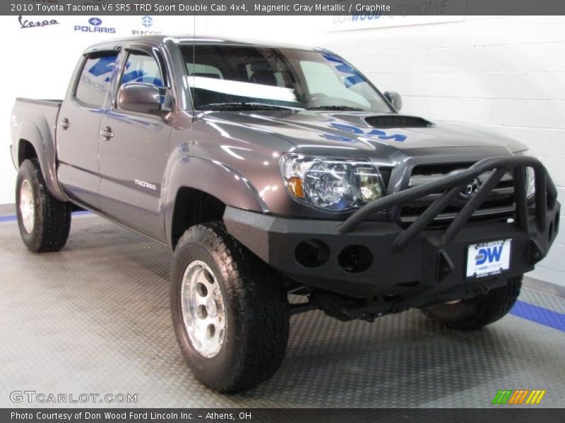Front 3/4 View of 2010 Tacoma V6 SR5 TRD Sport Double Cab 4x4