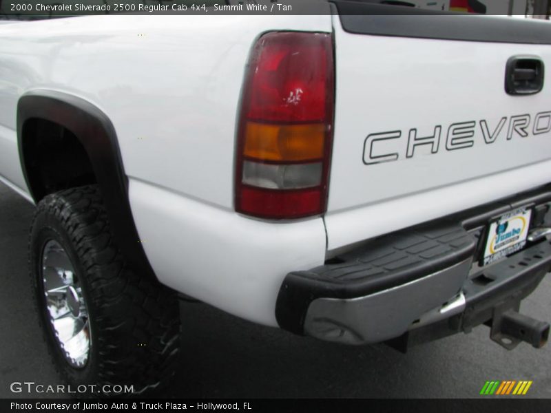 Summit White / Tan 2000 Chevrolet Silverado 2500 Regular Cab 4x4